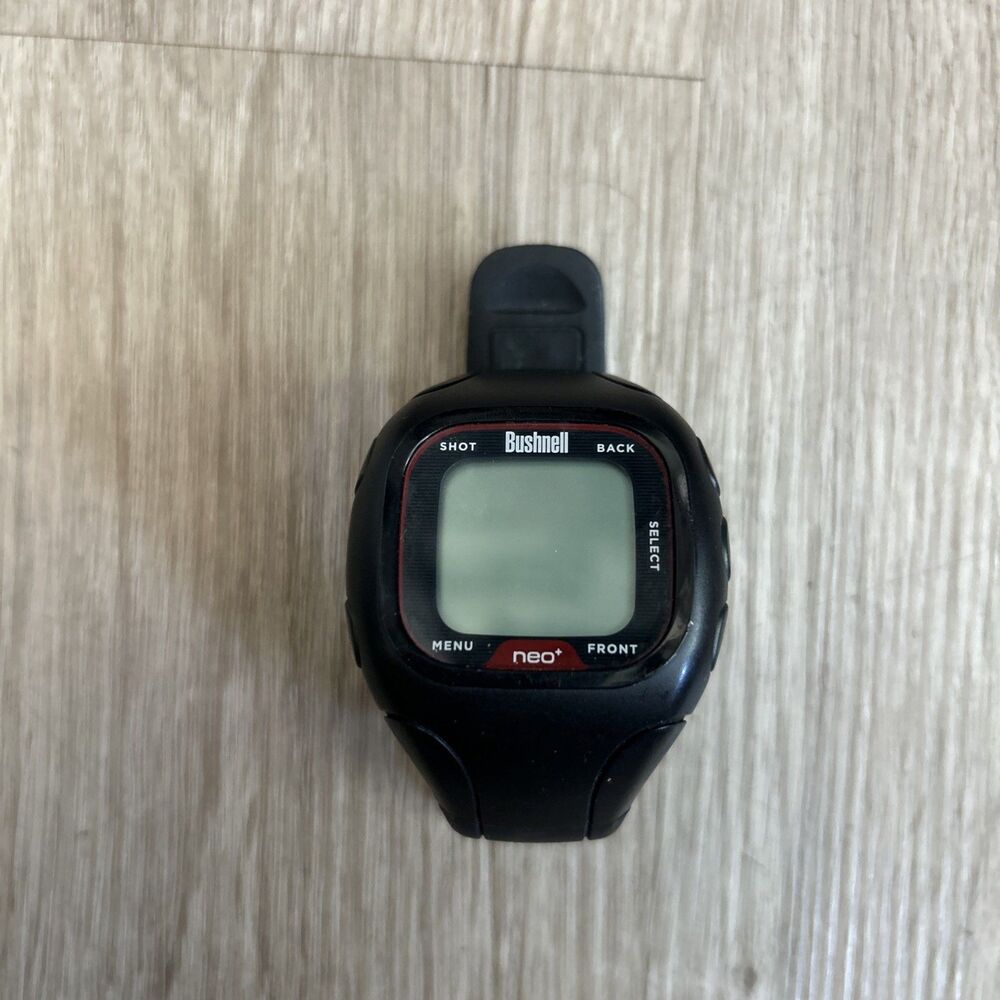 Bushnell Neo+ Golf GPS Watch Only Black Rangefinder 368300 No Charger Untested